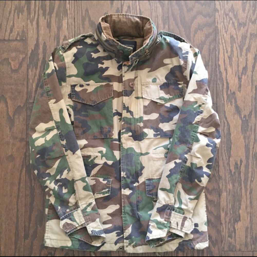 OBEY Iggy Camo Jacket Mens Medium NEW